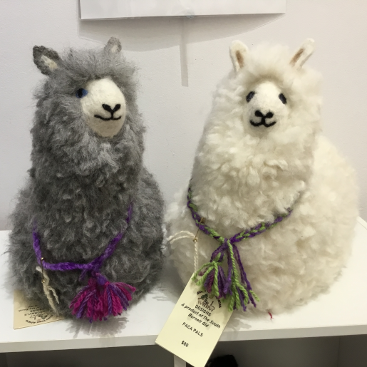 Alpaca collective. Little alapaca toys made from sheared alpaca fur.Shop 38 January 2021 stock