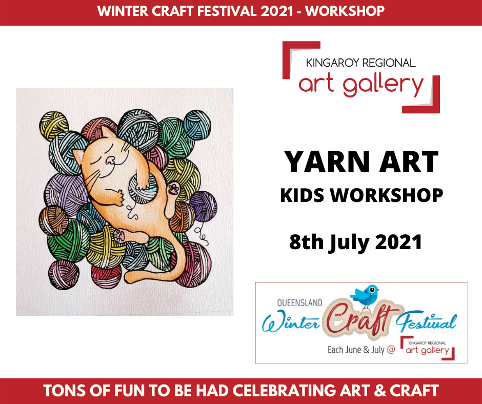 YARN ART KIDS WORKSHOP 8th July 2021