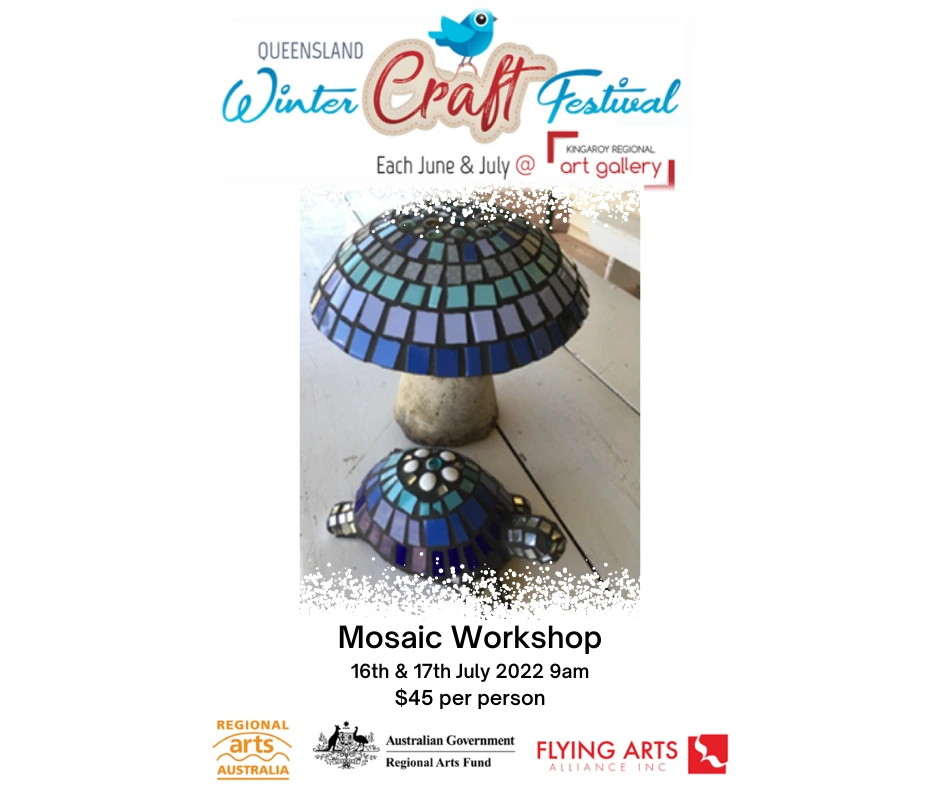 Mosaic Workshop 16th & 17th June 9am. Bookings essential