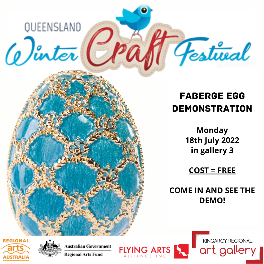 Faberge Egg Demonstration on 18th July 2022 with Trevor