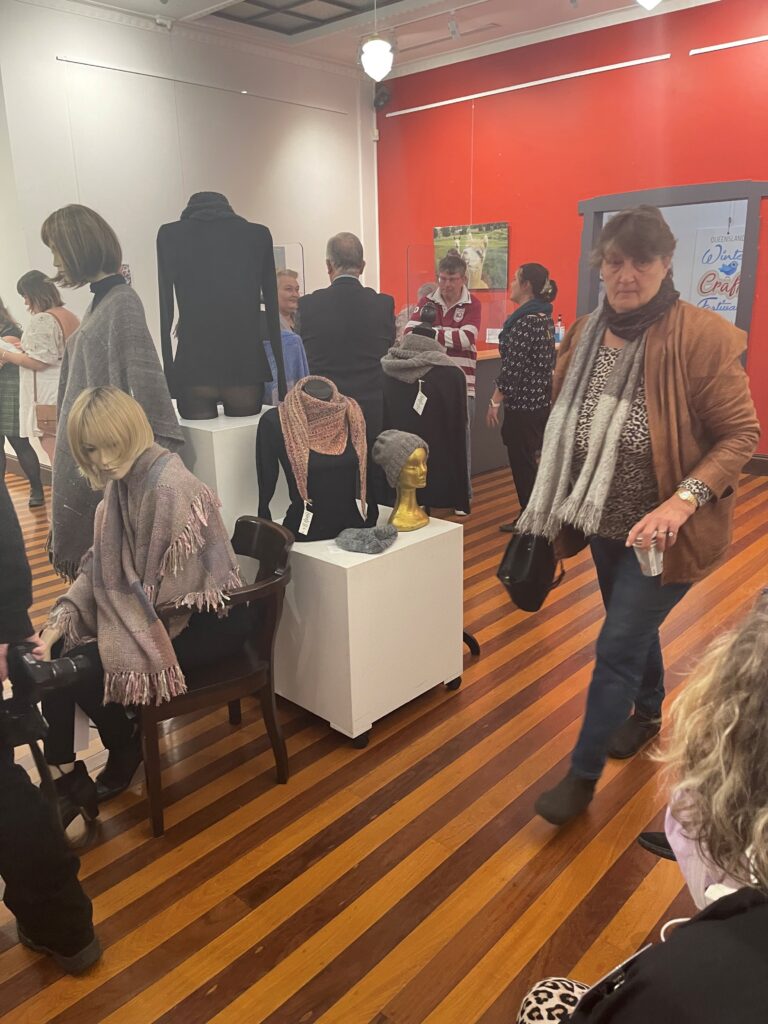 June 2023 -Alpaca Collective Exhibition QLD Winter Craft Festival Official Opening