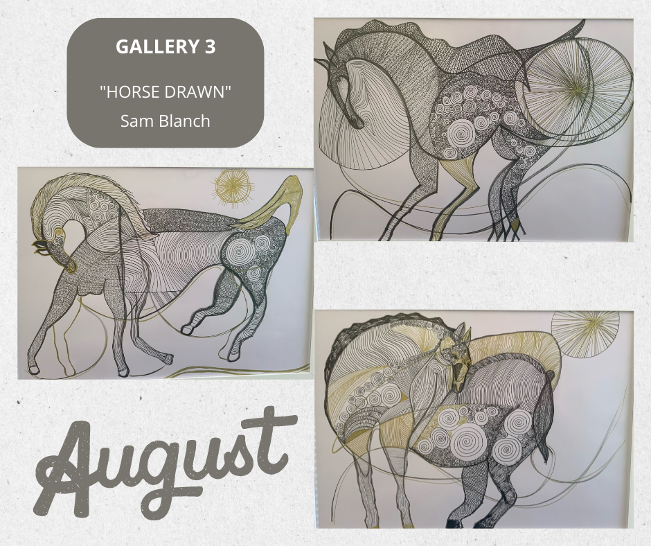 "Horse Drawn" by Sam Blanch in Gallery 3 August 2023